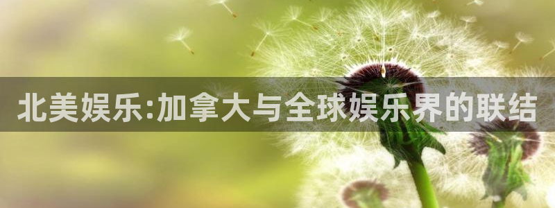 下载赢咖app：北美娱乐:加拿大与全球娱乐界的联结