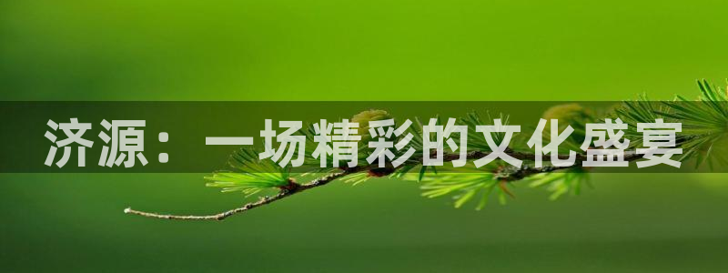 壹号大舞台娱乐传媒：济源：一场精彩的文化盛宴